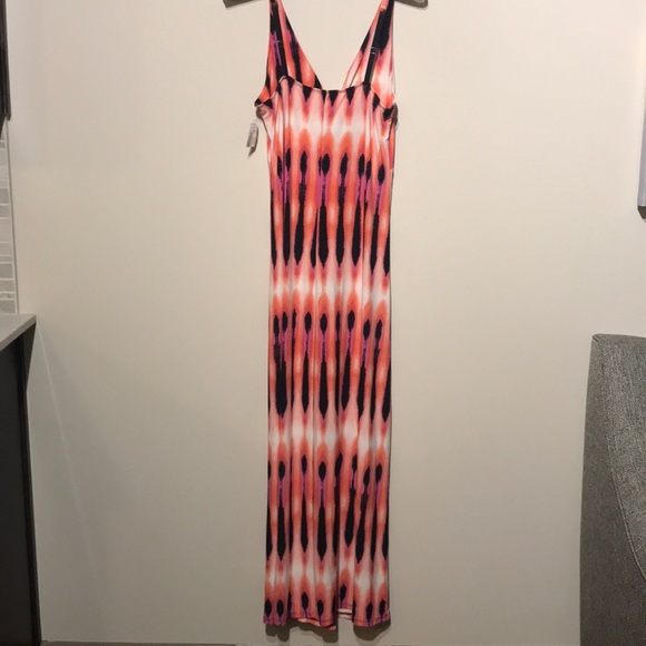 Summer Travel Printed Maxi Dress NWT Jersey - Picture 8 of 8
